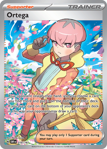 Ortega (219/197) [Scarlet & Violet: Obsidian Flames] Pokémon
