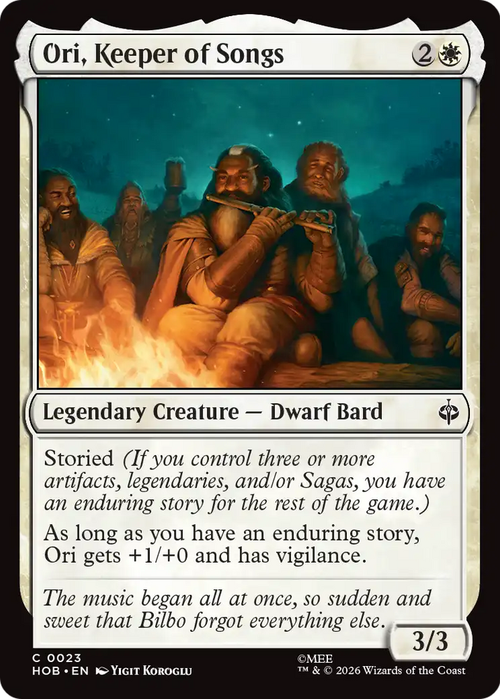 Ori, Keeper of Songs [The Hobbit] Magic: The Gathering