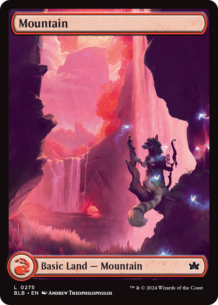 Mountain (0275) [Bloomburrow] Magic: The Gathering