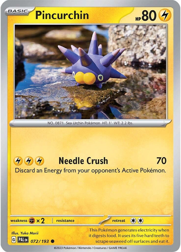 Pincurchin (072/193) [Scarlet & Violet: Paldea Evolved] Pokémon