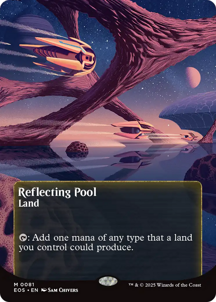 Reflecting Pool (0081) (Borderless) [Edge of Eternities: Stellar Sights] Magic: The Gathering