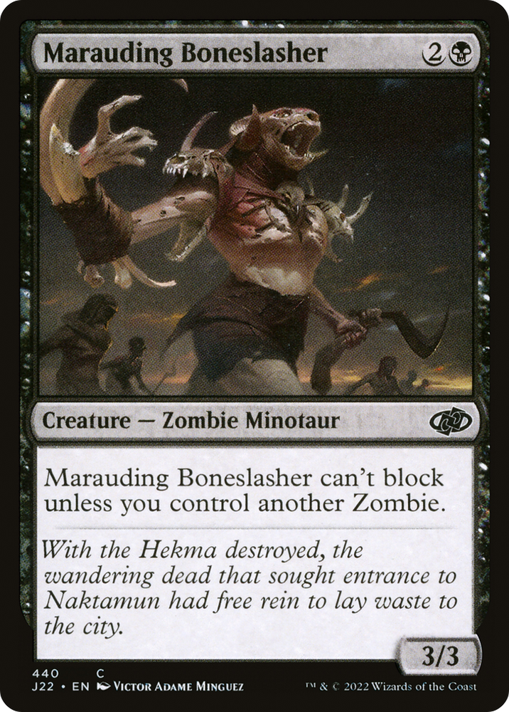 Marauding Boneslasher [Jumpstart 2022] Magic: The Gathering