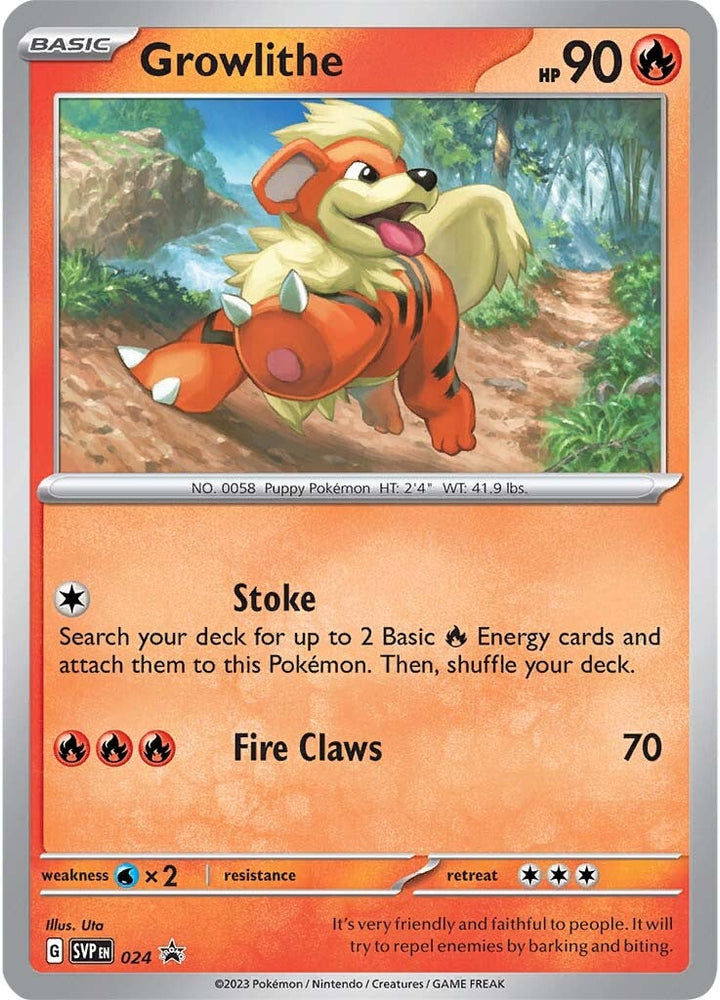 Growlithe (024) [Scarlet & Violet: Black Star Promos] Pokémon