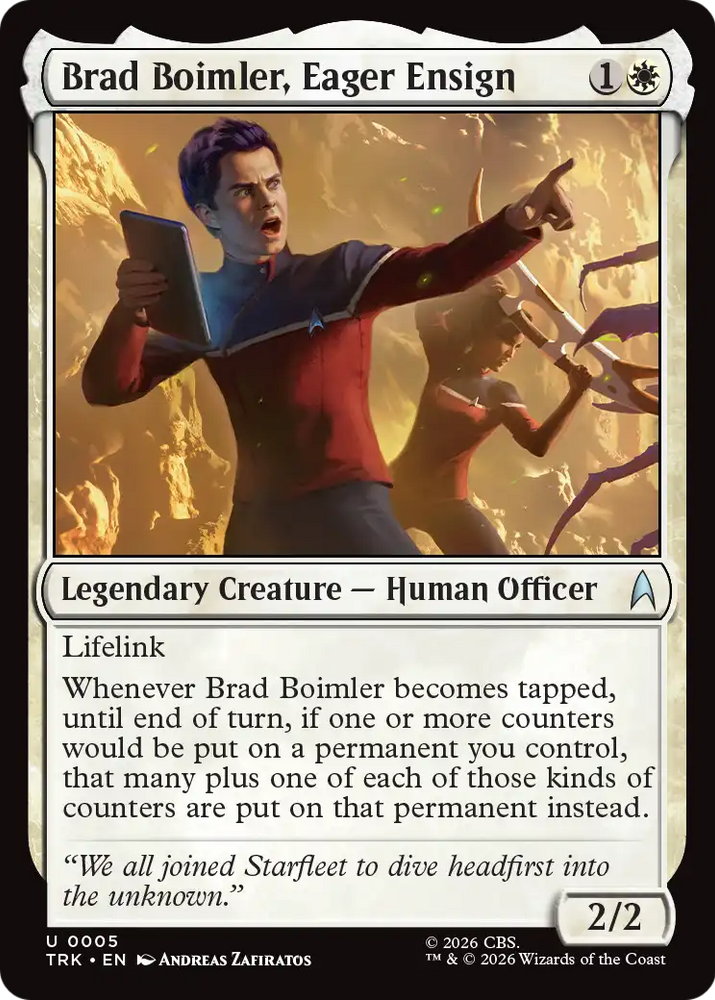 Brad Boimler, Eager Ensign [Star Trek] Magic: The Gathering