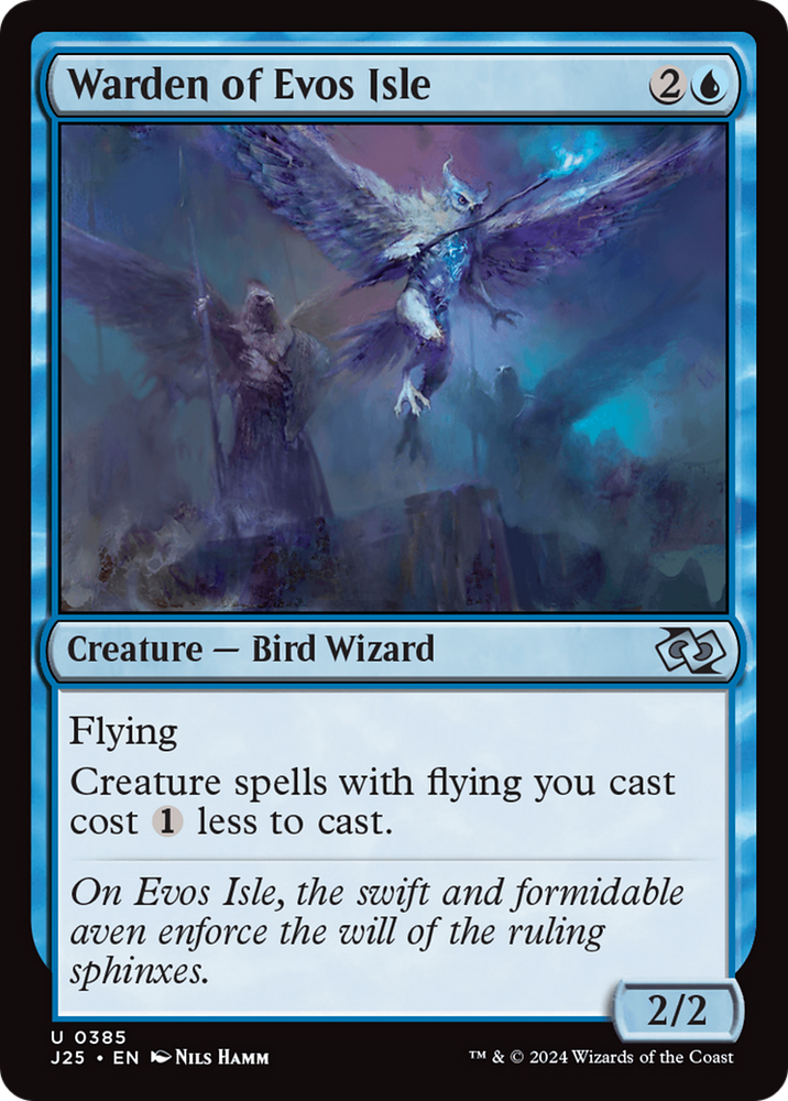 Warden of Evos Isle [Foundations Jumpstart] Magic: The Gathering
