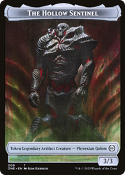The Hollow Sentinel Token [Phyrexia: All Will Be One Tokens] Magic: The Gathering