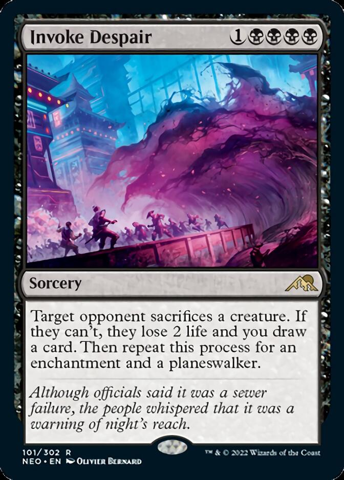 Invoke Despair [Kamigawa: Neon Dynasty] Magic: The Gathering