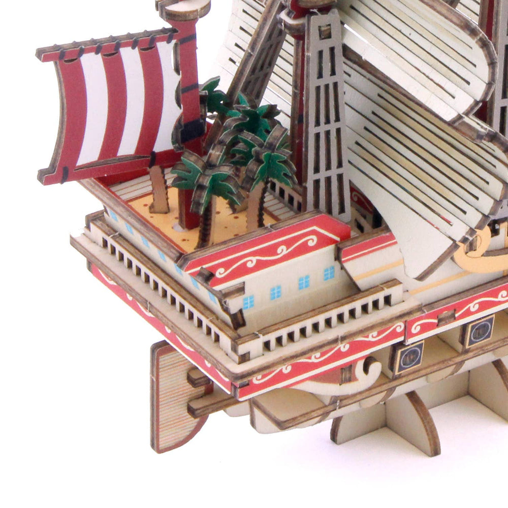 Wa-gu-mi One Piece Red Force Ship Model Wooden 3D Puzzles