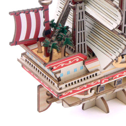 Wa-gu-mi One Piece Red Force Ship Model Wooden 3D Puzzles