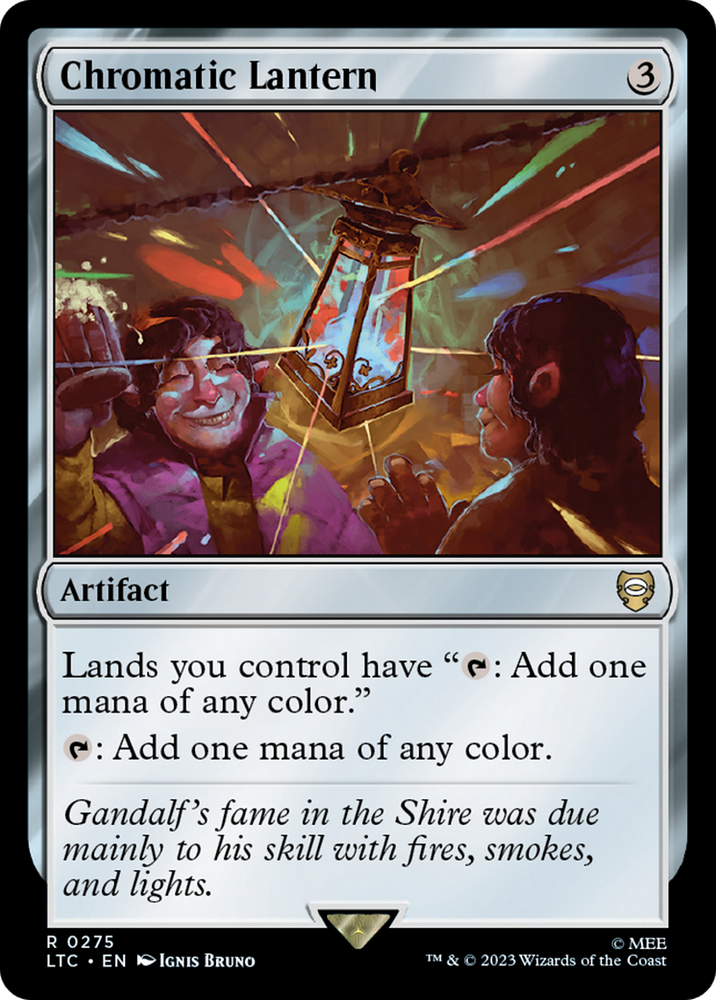Chromatic Lantern [The Lord of the Rings: Tales of Middle-Earth Commander] Magic: The Gathering