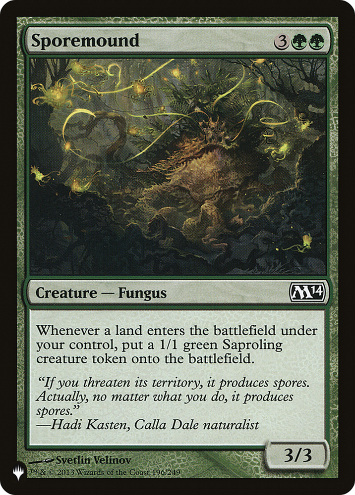 Sporemound [The List] Magic: The Gathering