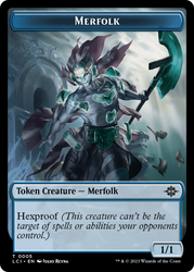 Treasure (0018) // Merfolk Double-Sided Token [The Lost Caverns of Ixalan Tokens] Magic: The Gathering