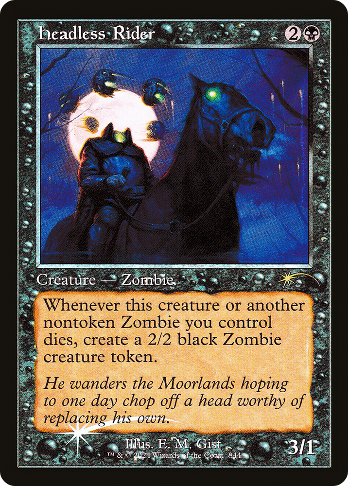 Headless Rider (Retro Frame) [Secret Lair Drop Series] Magic: The Gathering
