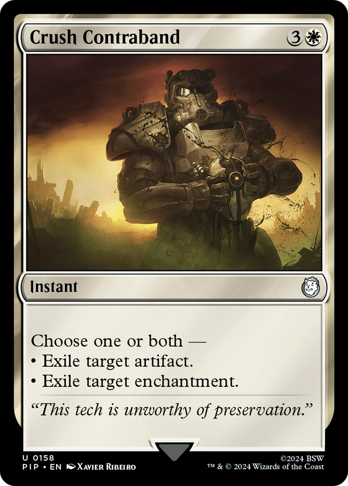 Crush Contraband [Fallout] Magic: The Gathering