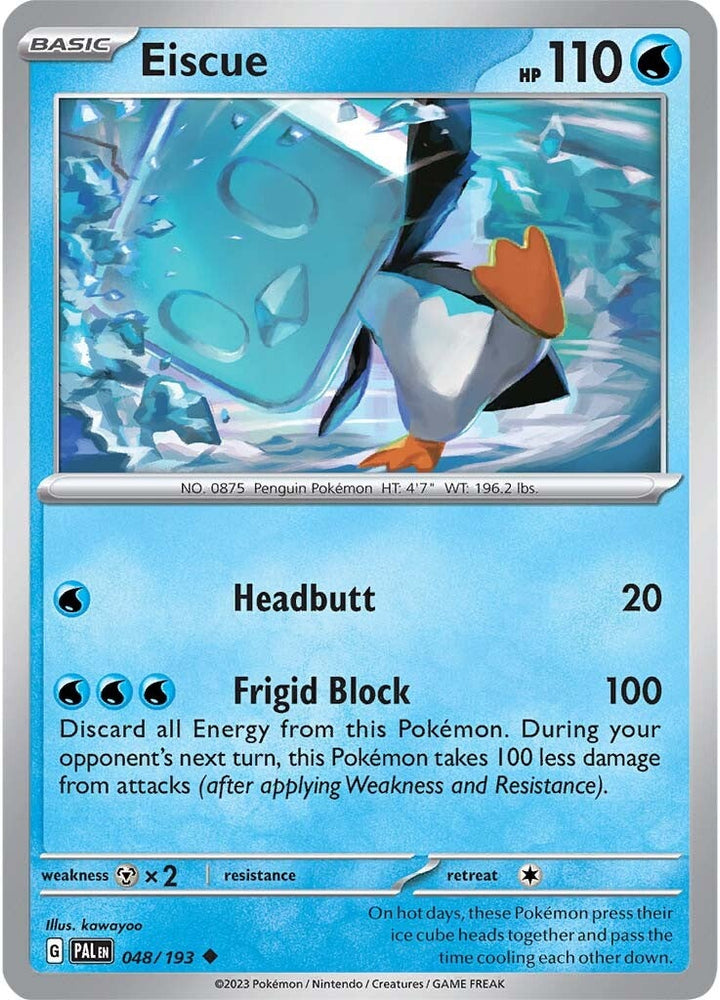 Eiscue (048/193) [Scarlet & Violet: Paldea Evolved] Pokémon