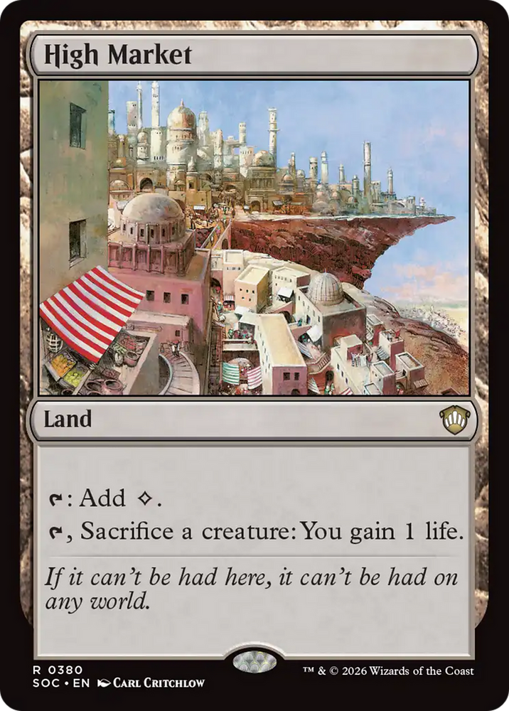 High Market [Secrets of Strixhaven Commander] Magic: The Gathering