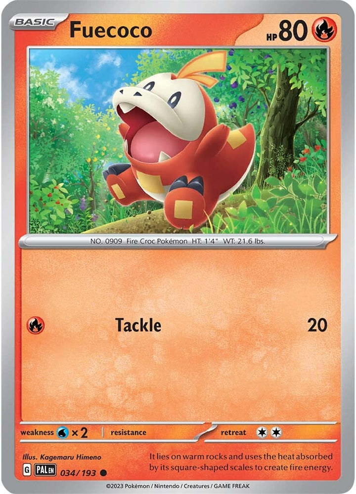 Fuecoco (034/193) [Scarlet & Violet: Paldea Evolved] Pokémon