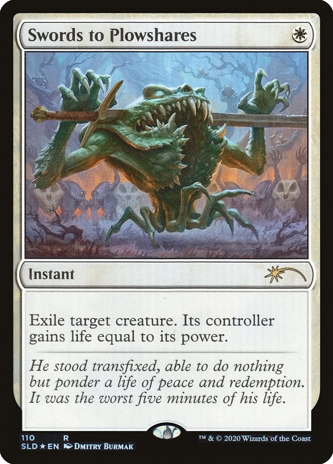 Swords to Plowshares (110) [Secret Lair Drop Series] Magic: The Gathering