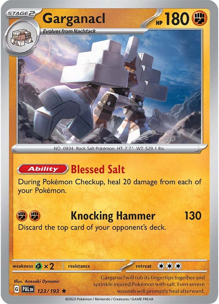 Garganacl (123/193) [Scarlet & Violet: Paldea Evolved] Pokémon