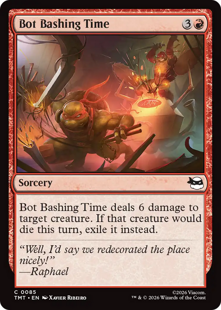 Bot Bashing Time [Teenage Mutant Ninja Turtles] Magic: The Gathering
