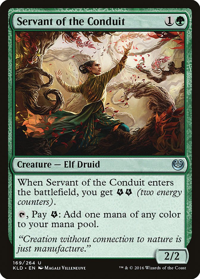 Servant of the Conduit [Kaladesh] Magic: The Gathering