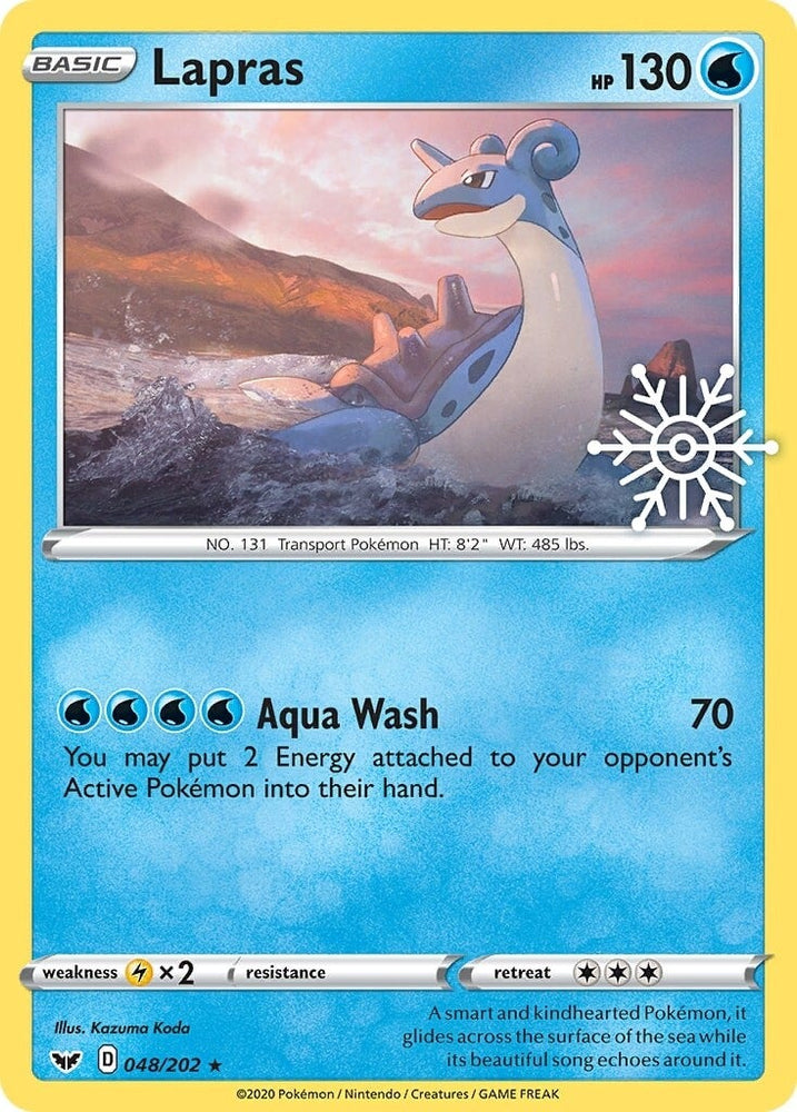 Lapras (048/202) (Holiday Calendar) [Sword & Shield: Base Set] Pokémon