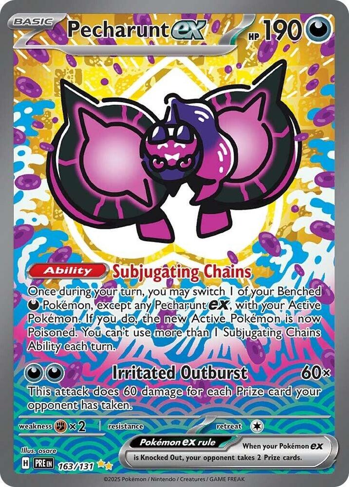 Pecharunt ex (163/131) [Scarlet & Violet: Prismatic Evolutions] Pokémon