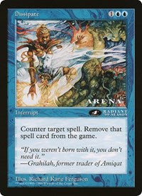 Dissipate (4th Place) (Oversized) [Oversize Cards] Magic: The Gathering