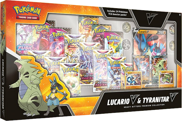 Heavy Hitters Premium Collection (Lucario V & Tyranitar V) Pokémon