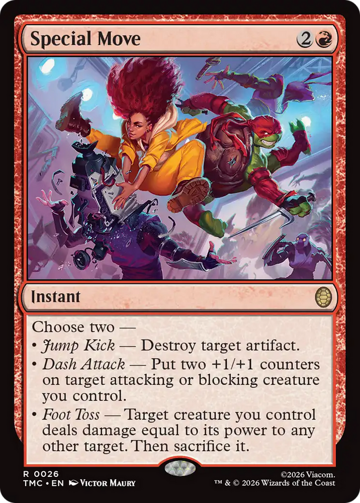 Special Move [Teenage Mutant Ninja Turtles Commander] Magic: The Gathering