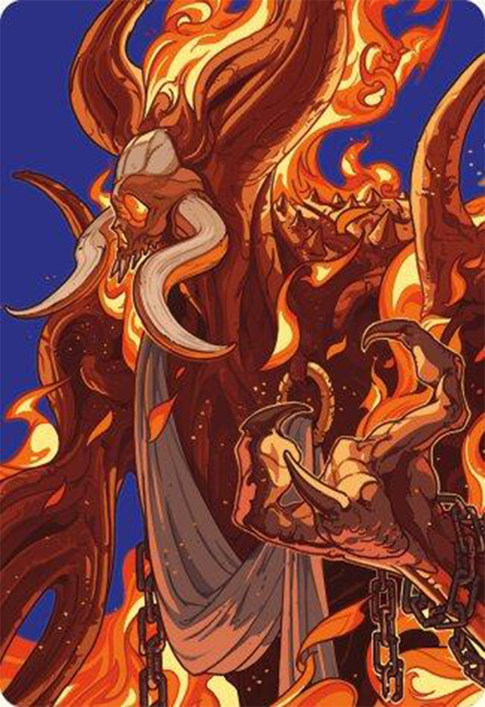 Phlage, Titan of Fire's Fury Art Card [Modern Horizons 3 Art Series] Magic: The Gathering