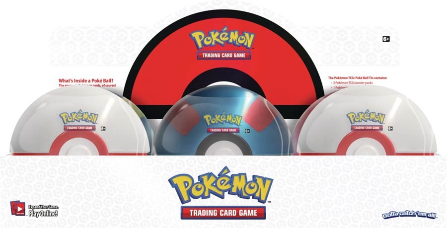 Poke Ball Tin Display (Fall 2019) Pokémon