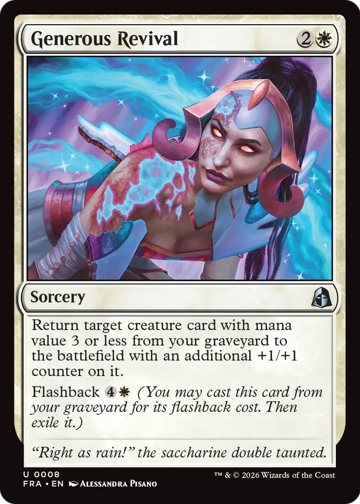 Generous Revival [Reality Fracture] Magic: The Gathering