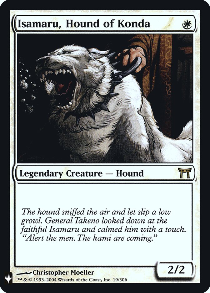 Isamaru, Hound of Konda [Mystery Booster] Magic: The Gathering