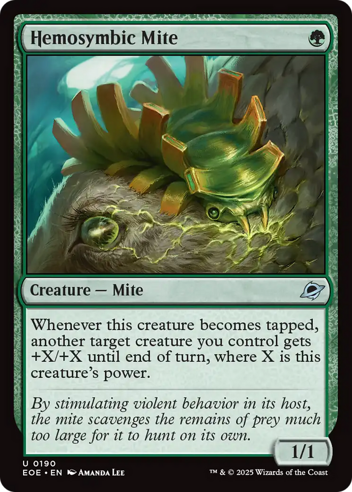 Hemosymbic Mite [Edge of Eternities] Magic: The Gathering