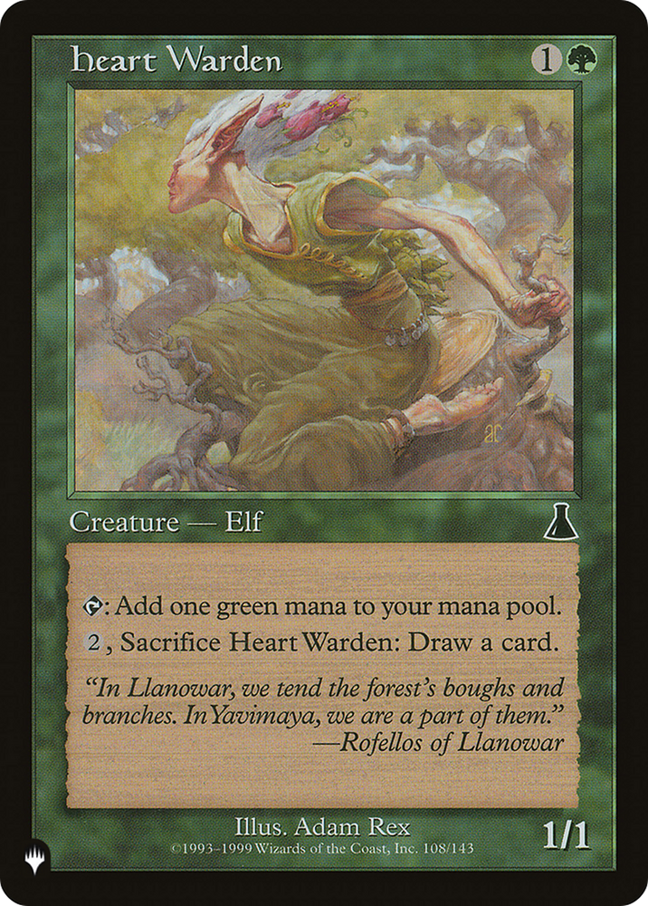 Heart Warden [The List] Magic: The Gathering