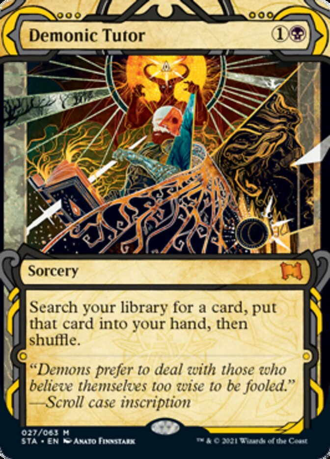 Demonic Tutor [Strixhaven: Mystical Archive] Magic: The Gathering