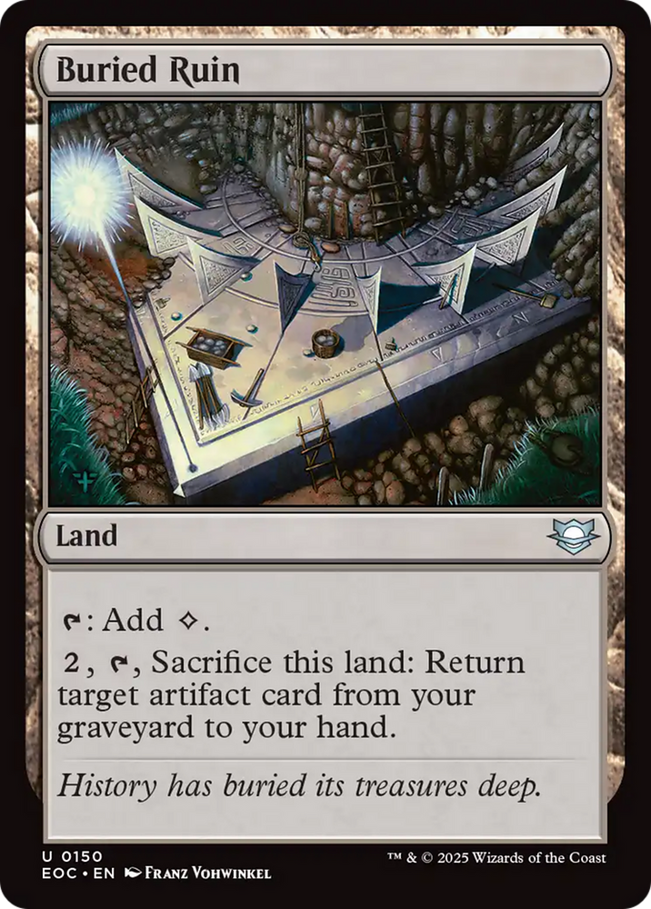 Buried Ruin [Edge of Eternities Commander] Magic: The Gathering
