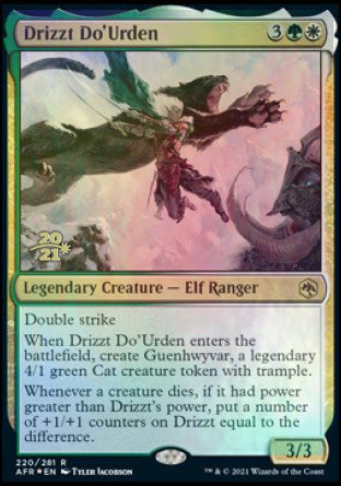 Drizzt Do'Urden [Dungeons & Dragons: Adventures in the Forgotten Realms Prerelease Promos] Magic: The Gathering