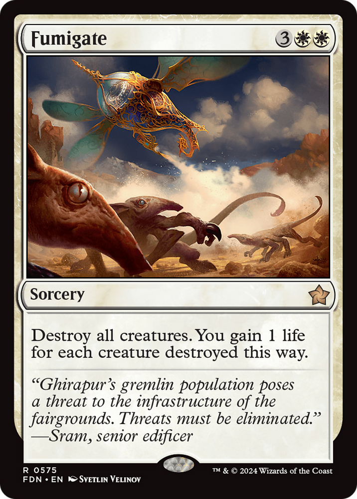 Fumigate [Foundations] Magic: The Gathering