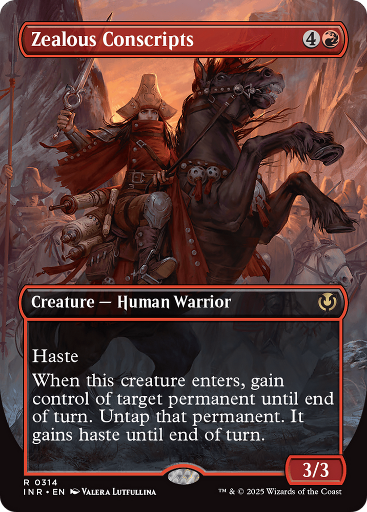 Zealous Conscripts (Borderless) [Innistrad Remastered] Magic: The Gathering