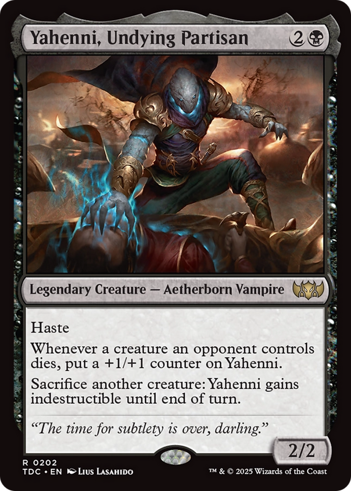 Yahenni, Undying Partisan [Tarkir: Dragonstorm Commander] Magic: The Gathering