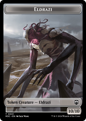Spirit (Ripple Foil) // Eldrazi Double-Sided Token [Modern Horizons 3 Commander Tokens] Magic: The Gathering