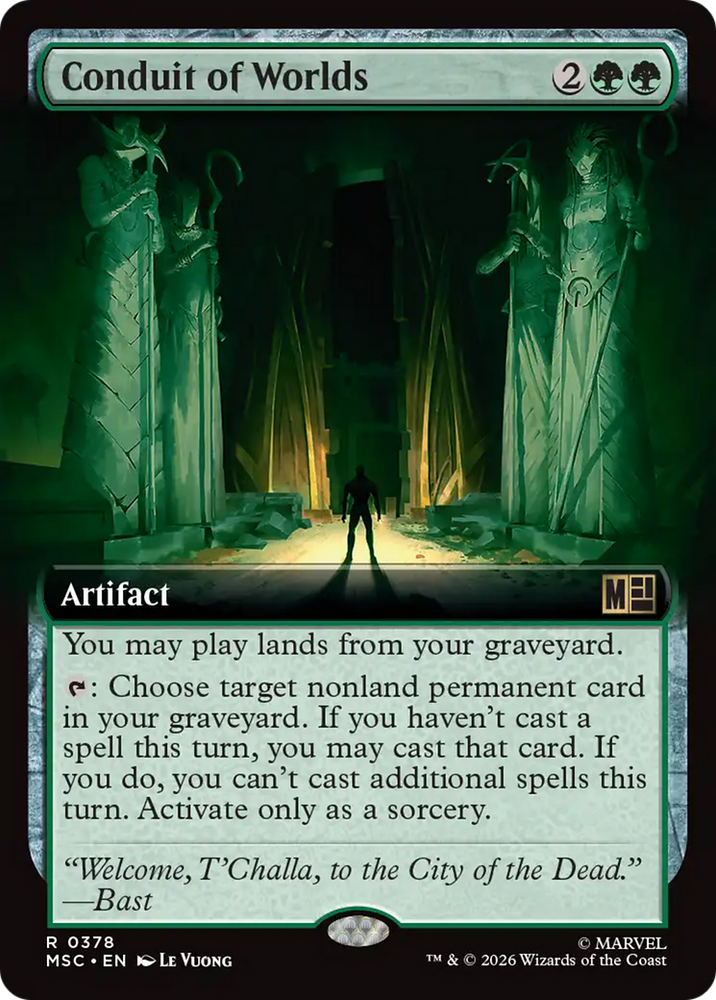Conduit of Worlds (Extended Art) [Marvel Super Heroes Commander] Magic: The Gathering