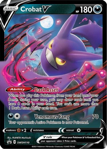 Crobat V (SWSH110) [Sword & Shield: Black Star Promos] Pokémon