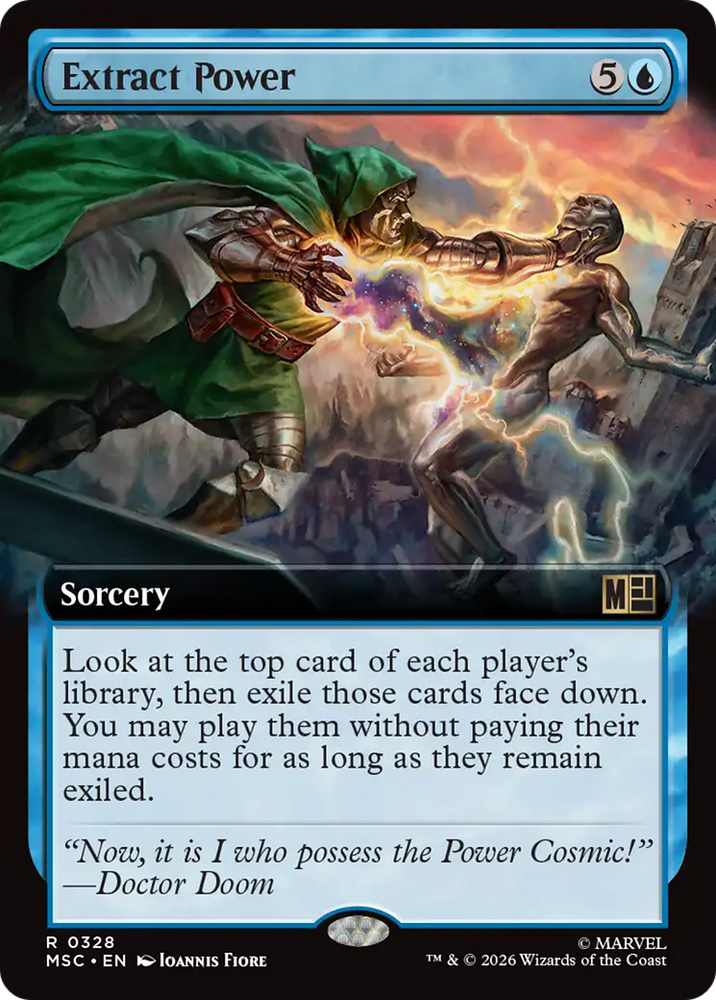 Extract Power (Extended Art) [Marvel Super Heroes Commander] Magic: The Gathering