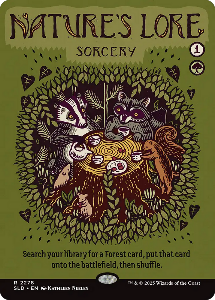 Nature's Lore (2278) [Secret Lair Drop Series] Magic: The Gathering
