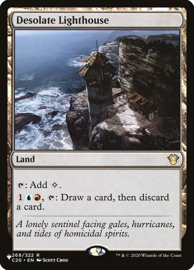 Desolate Lighthouse [Secret Lair: Heads I Win, Tails You Lose] Magic: The Gathering