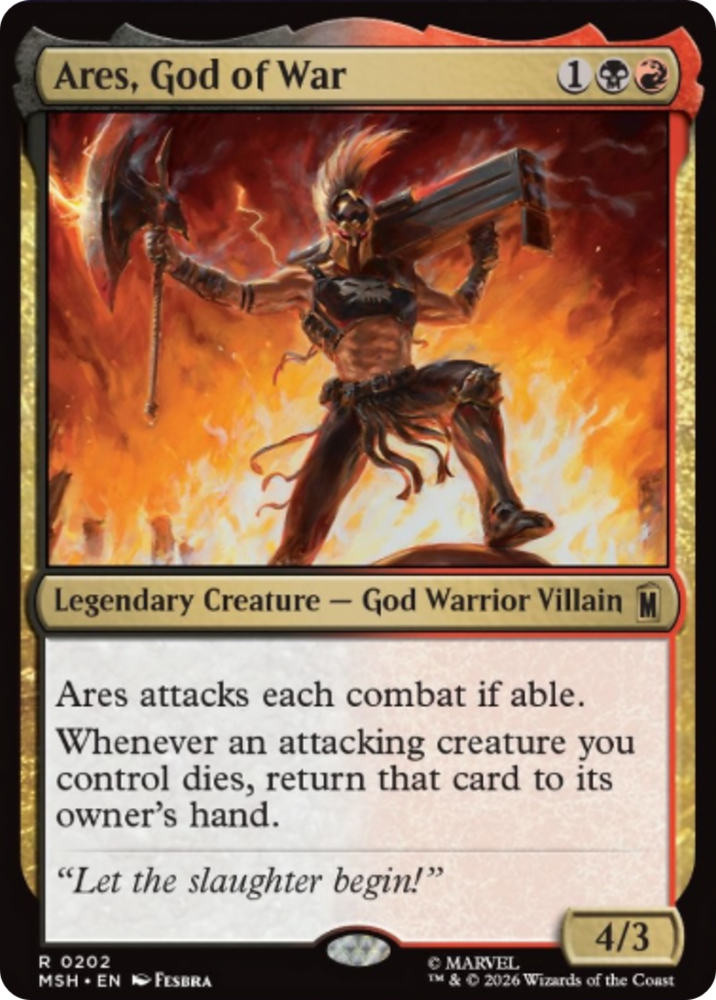 Ares, God of War [Marvel Super Heroes] Magic: The Gathering