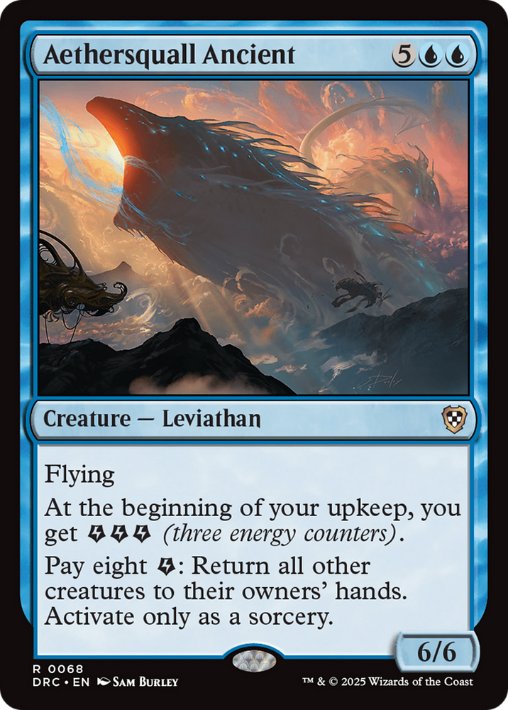 Aethersquall Ancient [Aetherdrift Commander] Magic: The Gathering